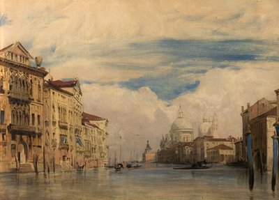 Het Grote Kanaal, Venetië, Italië, 1826-27 door Richard Parkes Bonington